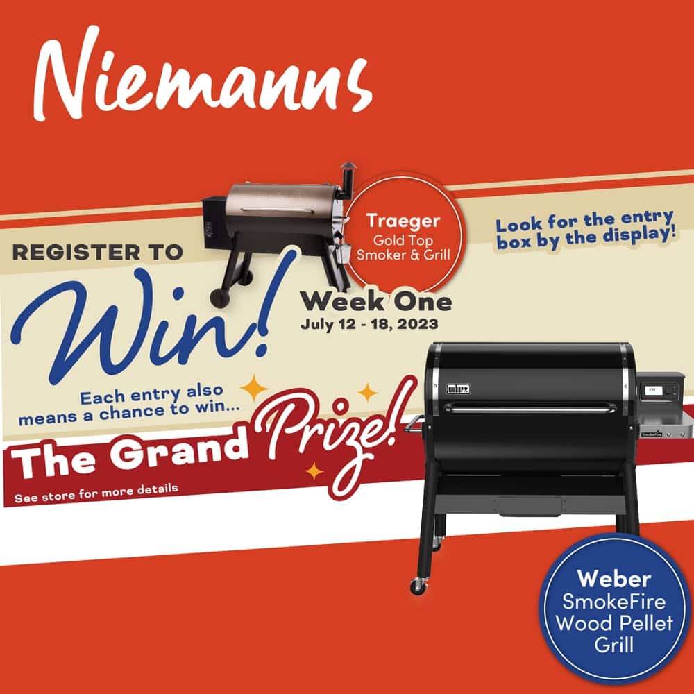 Register to Win a Traeger Gold Top Smoker & Grill