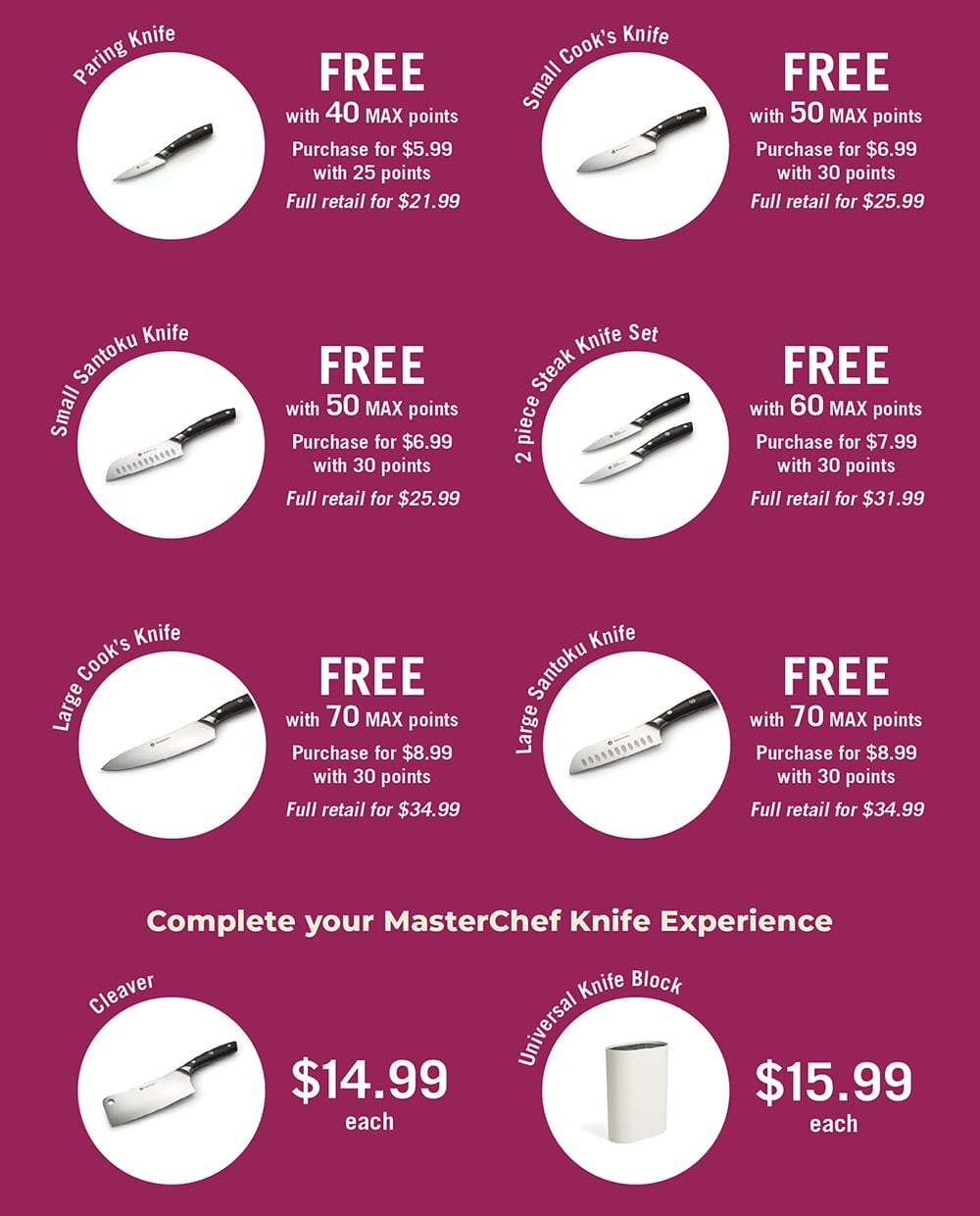 MasterChef Knife Deals