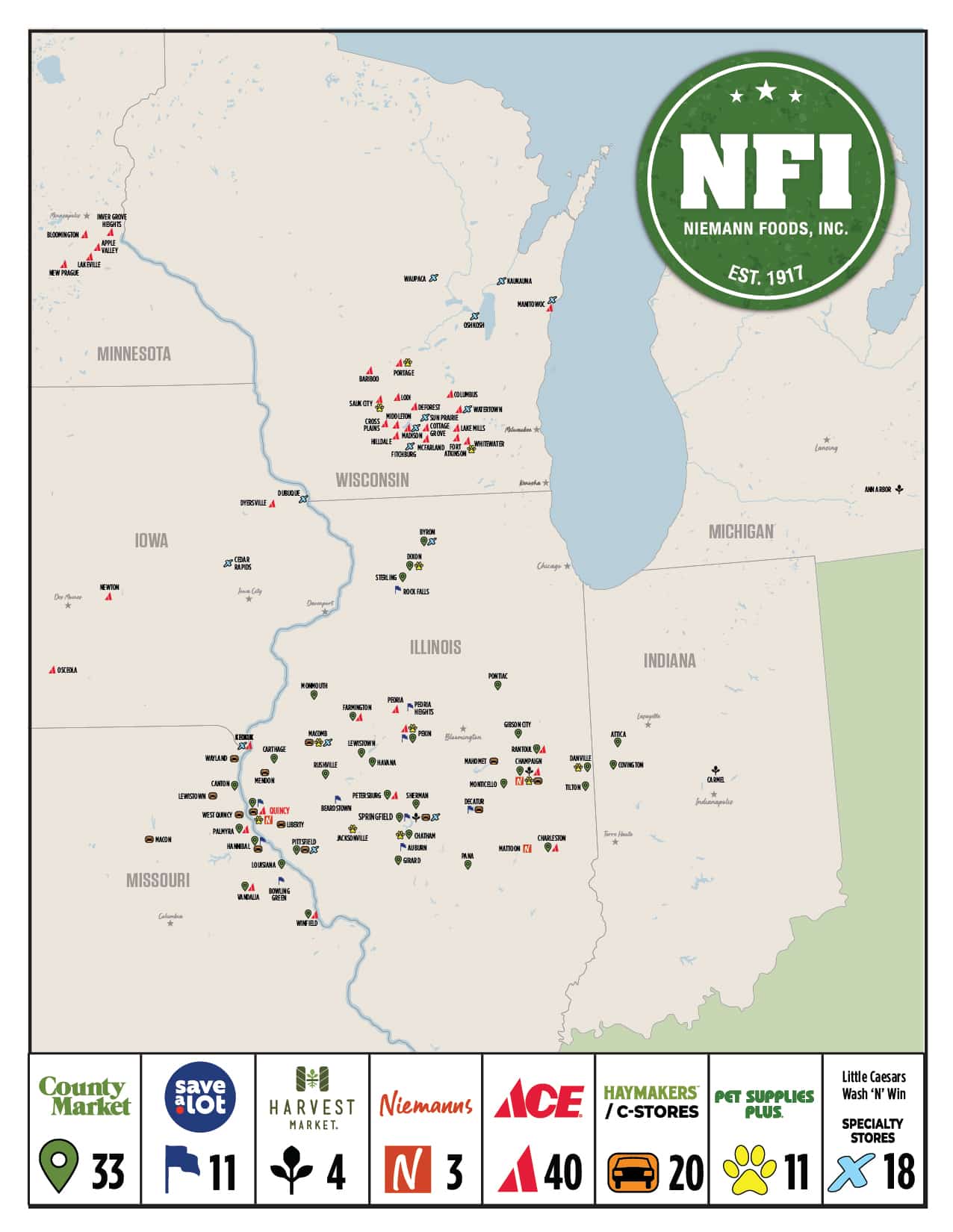 NFI Store Map_2025 NFI Updated Store List 2025